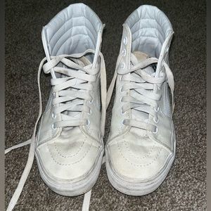 White high top vans
